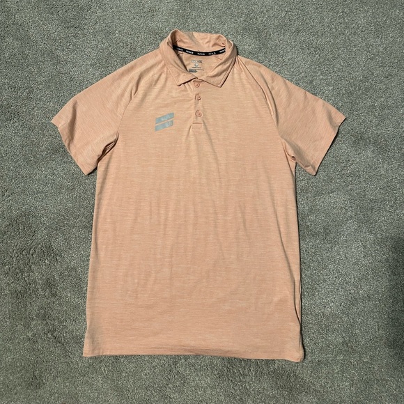 Men’s Hurley Heathered Salmon Polo Size Medium - Picture 1 of 5